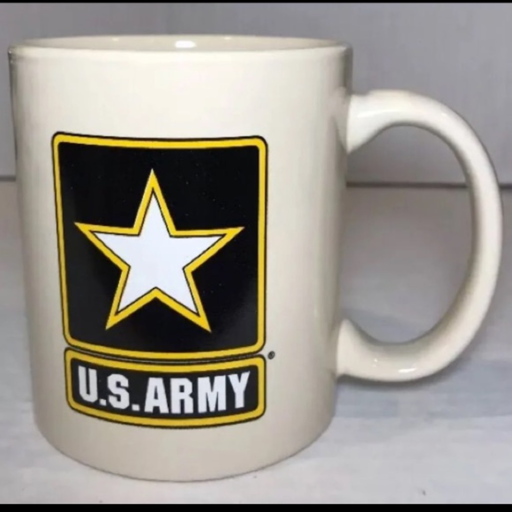 U.S. Army Tan Coffee Cup Mug United States Go Army
